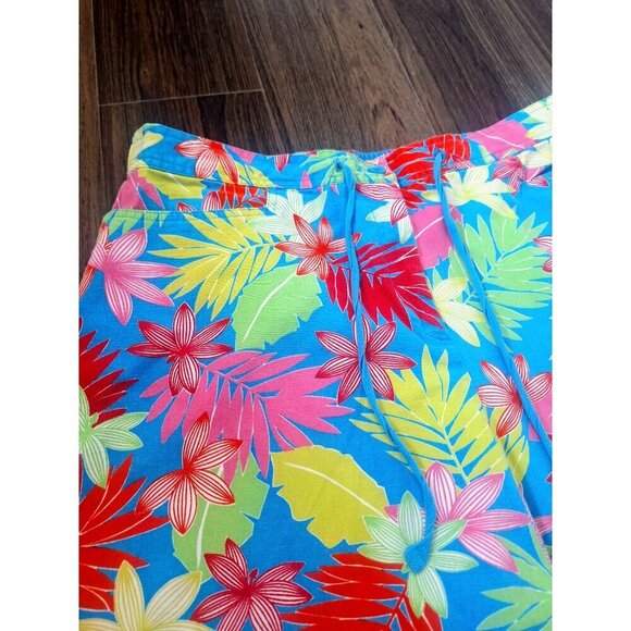 💙 Floral Sag Harbor Capris - Cotton - Picture 6 of 8